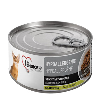1ST CHOICE CONSERVE CHAT HYPOALLERGÈNE - PÂTÉ DE CANARD SANS GRAINS