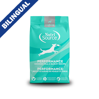 Nourriture sèche pour chiens NutriSource® Choice Performance au poulet et à l'orge