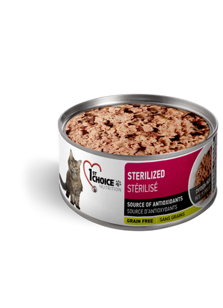 STÉRILISÉ PÂTÉ DE POULET - 156g