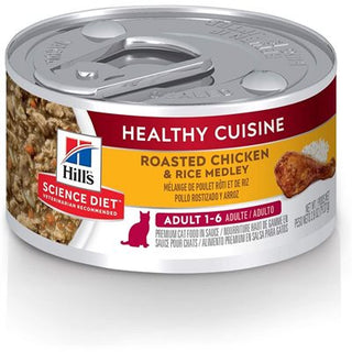 Hill's Science Diet Healthy Cuisine Chat Mélange de Poulet Rôti & Riz 24/2.8 oz