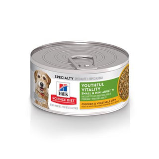 Hill's Science Diet Sénior 7+ Vitalité Chien Petite & Miniature Ragoût de Poulet 24/5.5 oz