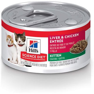 Hill's Science Diet Chaton Entrée de Foie & Poulet 24/2.9 oz