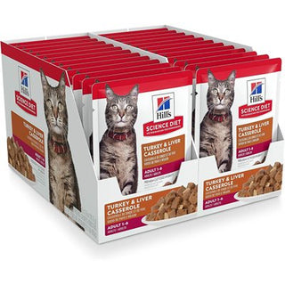 Hill's Science Diet Adulte Chat Casserole de Dinde & Foie 24/2.8 oz