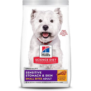 Hill's Science Diet Estomac & Peau Sensible Chien Petites Bouchées Poulet 15 LB