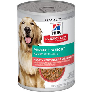 Hill's Science Diet Santé du Poids Chien Adulte Râgout de Légumes & Saumon 12/13oz