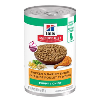 Hill's Science Diet Chiot Entrée de Poulet & Orge 12/13 oz