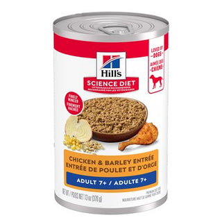 Hill's Science Diet Sénior 7+ Chien Entrée de Poulet & Orge 12/13 oz