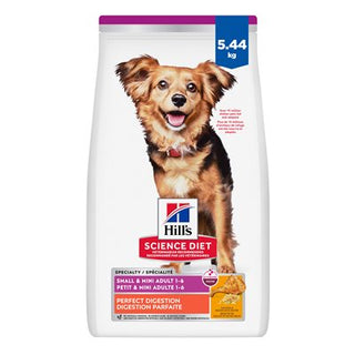 Hill's Science Diet Santé Digestive Chien Adulte Petite & Miniature Poulet & Riz 12 LB