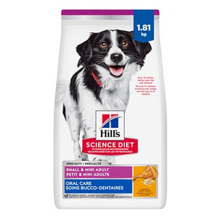 Hill's Science Diet Santé Dentaire Chien Petite & Miniature Poulet 4 LB