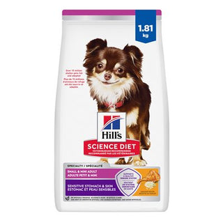 Hill's Science Diet Estomac & Peau Sensible Chien Petite & Miniature Poulet 4 LB