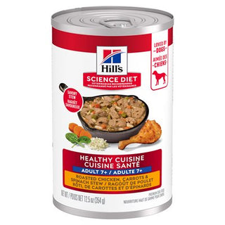 Hill's Science Diet Sénior 7+ Healthy Cuisine Chien Ragoût de Poulet Rôti 12/12.5 oz