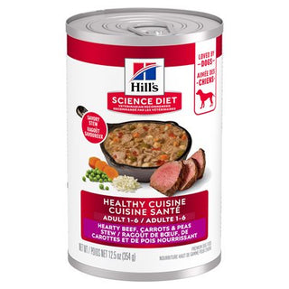 Hill's Science Diet Chien Adulte Healthy Cuisine Ragoût de Boeuf Braisé 12/12.5 oz