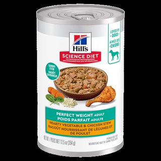 Hill's Science Diet Santé du Poids Chien Ragoût de Légumes & Poulet 12/12.5 oz