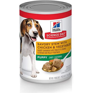 Hill's Science Diet Chiot Ragoût avec Poulet Légumes 12/12.8 oz