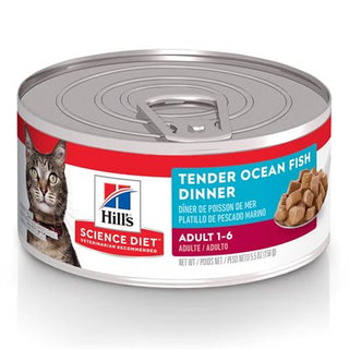 Hill's Science Diet Adulte Chat Dîner de Poisson Tendre 24/5.5 oz