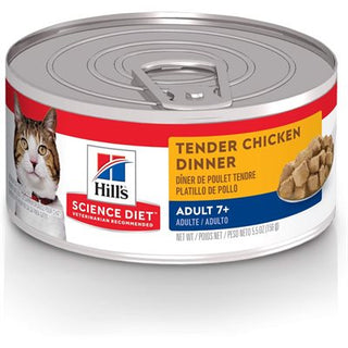 Hill's Science Diet Sénior 7+ Chat Dîner de Poulet Tendre 24/5.5 oz