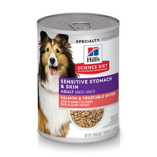 Hill's Science Diet Estomac & Peau Sensible Chien Entrée de Saumon 12/12.8 oz