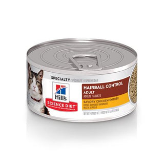 Hill's Science Diet Contrôle des Boules de Poils Chat Entrée de Poulet 24/5.5 oz