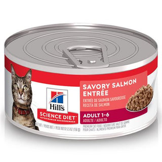 Hill's Science Diet Adulte Chat Entrée de Saumon 24/5.5 oz