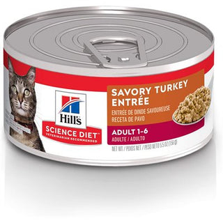 Hill's Science Diet Adulte Chat Entrée de Dinde & Foie 24/5.5 oz