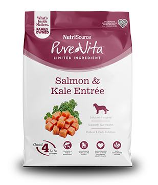 NutriSource PureVita Entrée de saumon et chou frisé pour chiens, 25-lb
