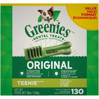 Greenies - Gâteries Dentaire pour Chiens Emballage Valeur 36oz Teenie