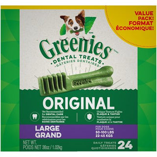 Greenies - Gâteries Dentaire pour Chiens Emballage Valeur 36oz Grand