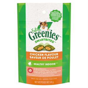 Greenies - Smartbites - Gâteries Saines pour Chats d'Intérieur - Poulet 2,1 oz