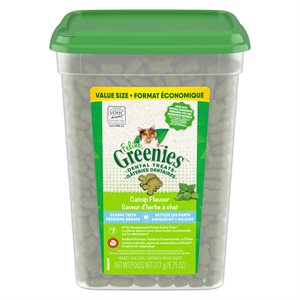 Greenies - Félin Gâteries Dentaires Complètes Herbe à Chat 9,75 oz
