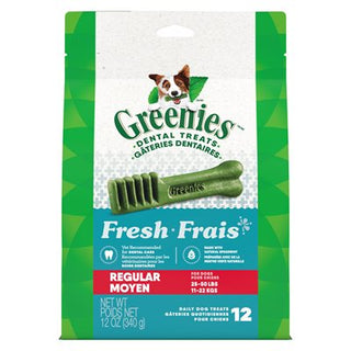 Greenies - Gâteries Dentaires pour Chiens Frais Moyen 12oz