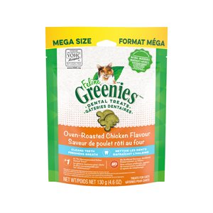 Greenies - Félin Gâteries Dentaires Complètes Poulet 4,6 oz