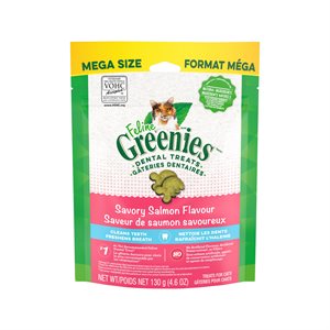 Greenies - Félin Gâteries Dentaires Complètes Saumon 4,6 oz