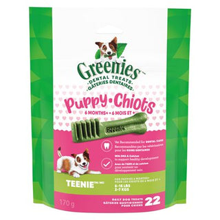 Greenies - Chiots Teenie Gâteries Dentaires 22 MCX 6oz