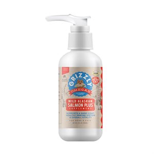 Grizzly Huile de Saumon « Plus » 4oz (118ml)