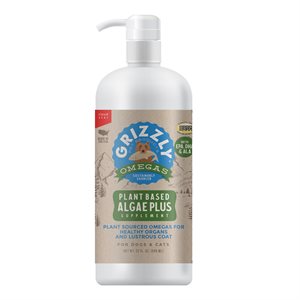Grizzly Algal Plus Supplément Oméga 3-6-9 Liquide 32oz (946ml)