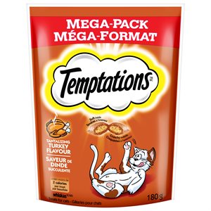 Temptations Gâteries pour Chats Saveur de Dinde Succulente 180g