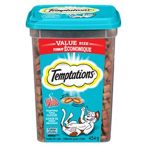 Temptations Gâteries pour Chats Saveur de Thon Délicieux 454g