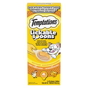Temptations Cuillères à Lécher Poulet & Fromage 40g