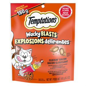 Temptations Explosions Délirantes Bacon Gloussant 180g