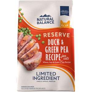 Natural Balance pour Chats Formule « LID » de Canard & Pois Verts 10LB | Natural Balance