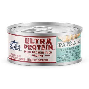 Natural Balance Ultra Protein Chat Poulet & Abats Pâté 2.8 oz (à l’unité) | Natural Balance