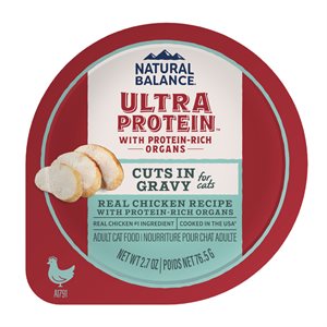 Natural Balance Ultra Protein Chat Poulet & Abats en Sauce 2.7 oz (à l’unité) | Natural Balance