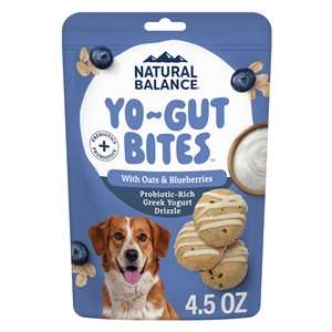 Natural Balance Biscuits « Yo-Gut » avec Avoine & Bleuets 4.5oz | Natural Balance