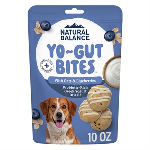 Natural Balance Biscuits « Yo-Gut » avec Avoine & Bleuets 10oz | Natural Balance