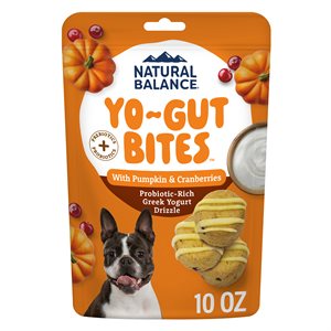 Natural Balance Biscuits « Yo-Gut » avec Citrouille & Canneberges 10oz | Natural Balance