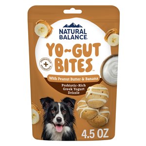 Natural Balance Biscuits « Yo-Gut » avec Beurre d'Arachides & Bananes 4.5oz | Natural Balance