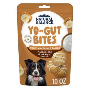 Natural Balance Biscuits « Yo-Gut » avec Beurre d'Arachides & Bananes 10oz | Natural Balance