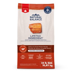 Natural Balance Ingrédients Limités Saumon & Patates Douces Sans Céréales 24LBS | Natural Balance