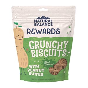 Natural Balance « Rewards » Biscuits Croquants pour Chiens Beurre d'Arachides 14oz | Natural Balance