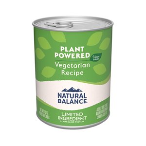 Natural Balance pour Chiens Formule Végétarien Prémium en Conserves 13 oz (à l’unité) | Natural Balance